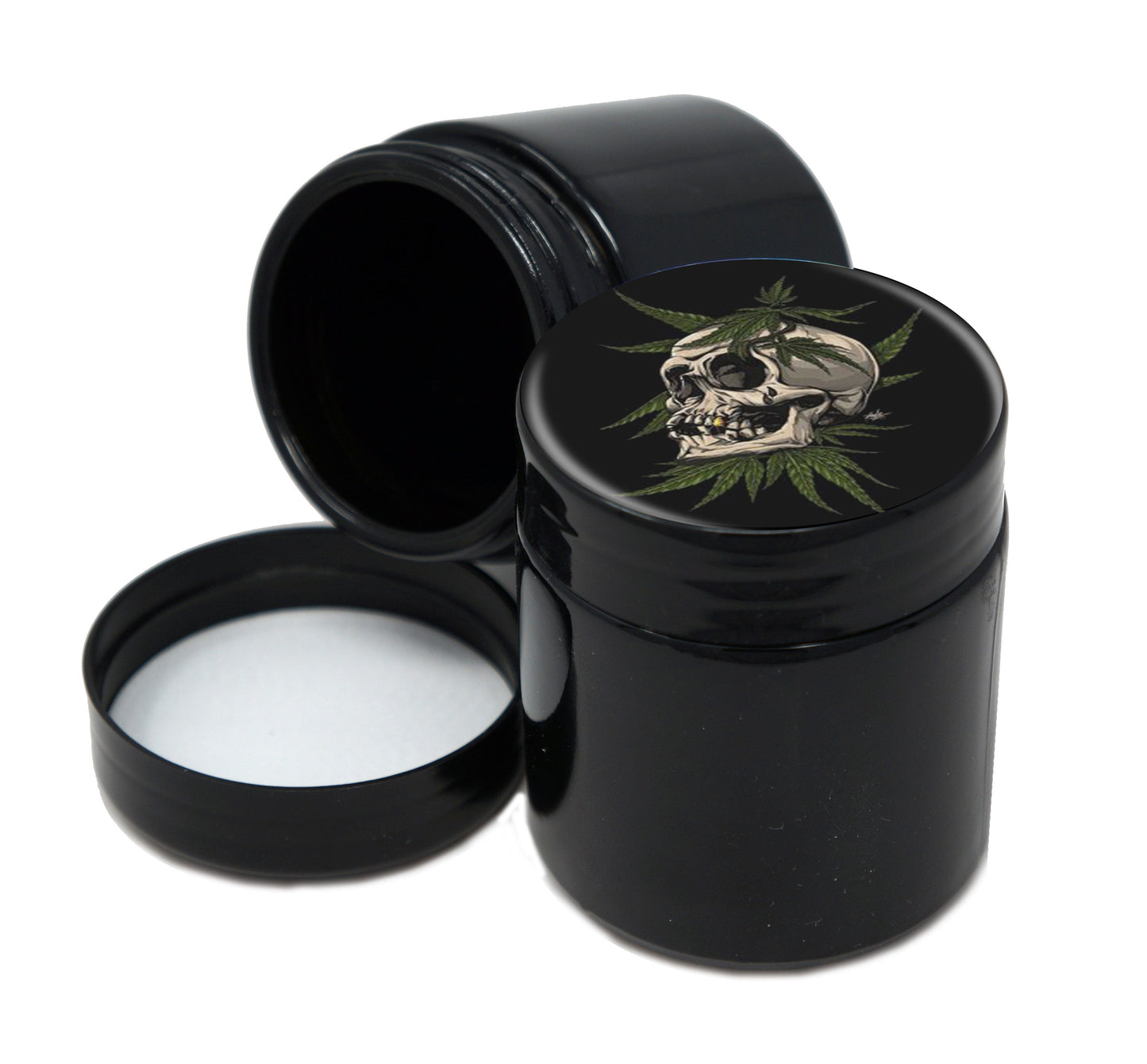 UV Proof Premium Jar Herb Storage Container With Design #UVR-080